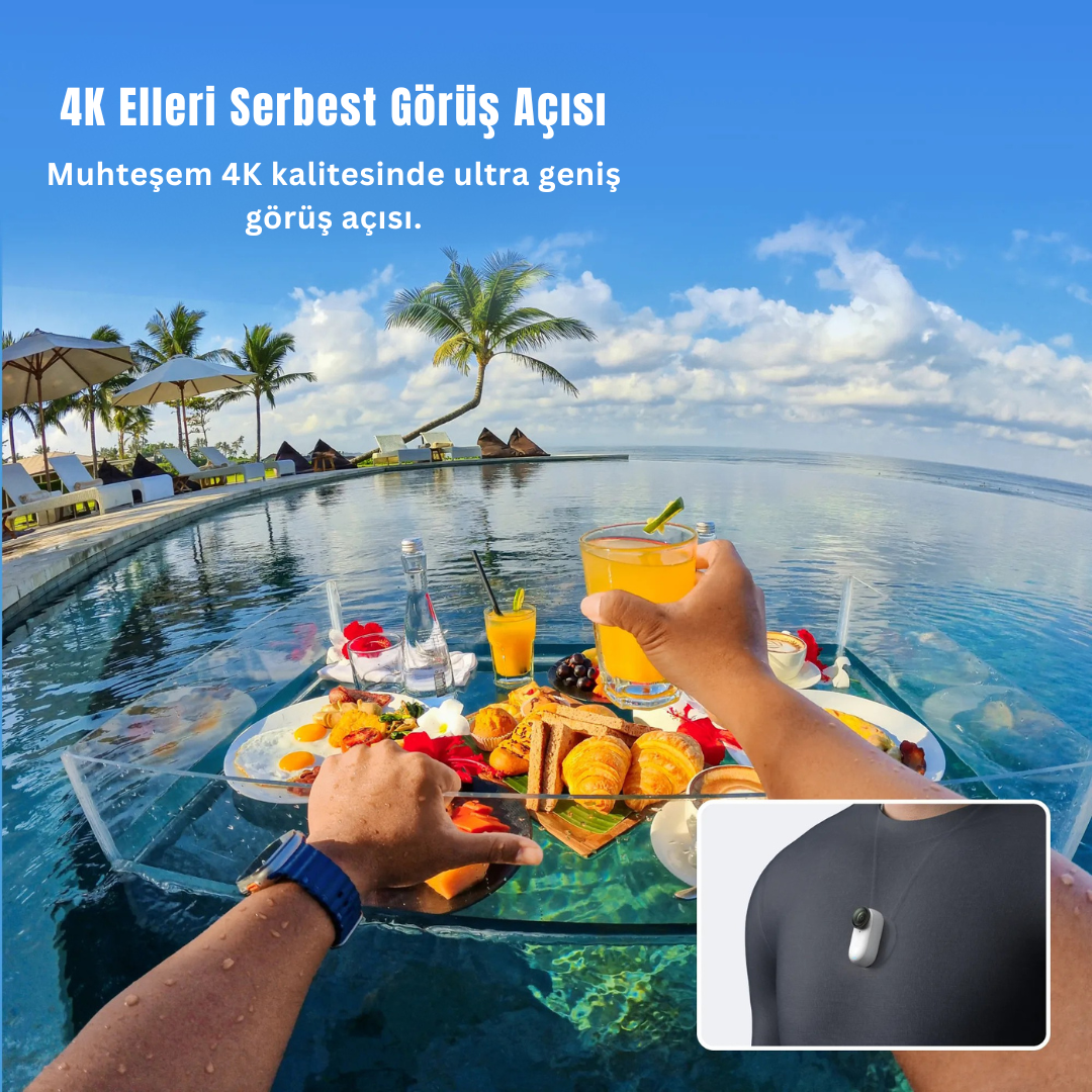 4K Ultra HD Mini Aksiyon Kamerası