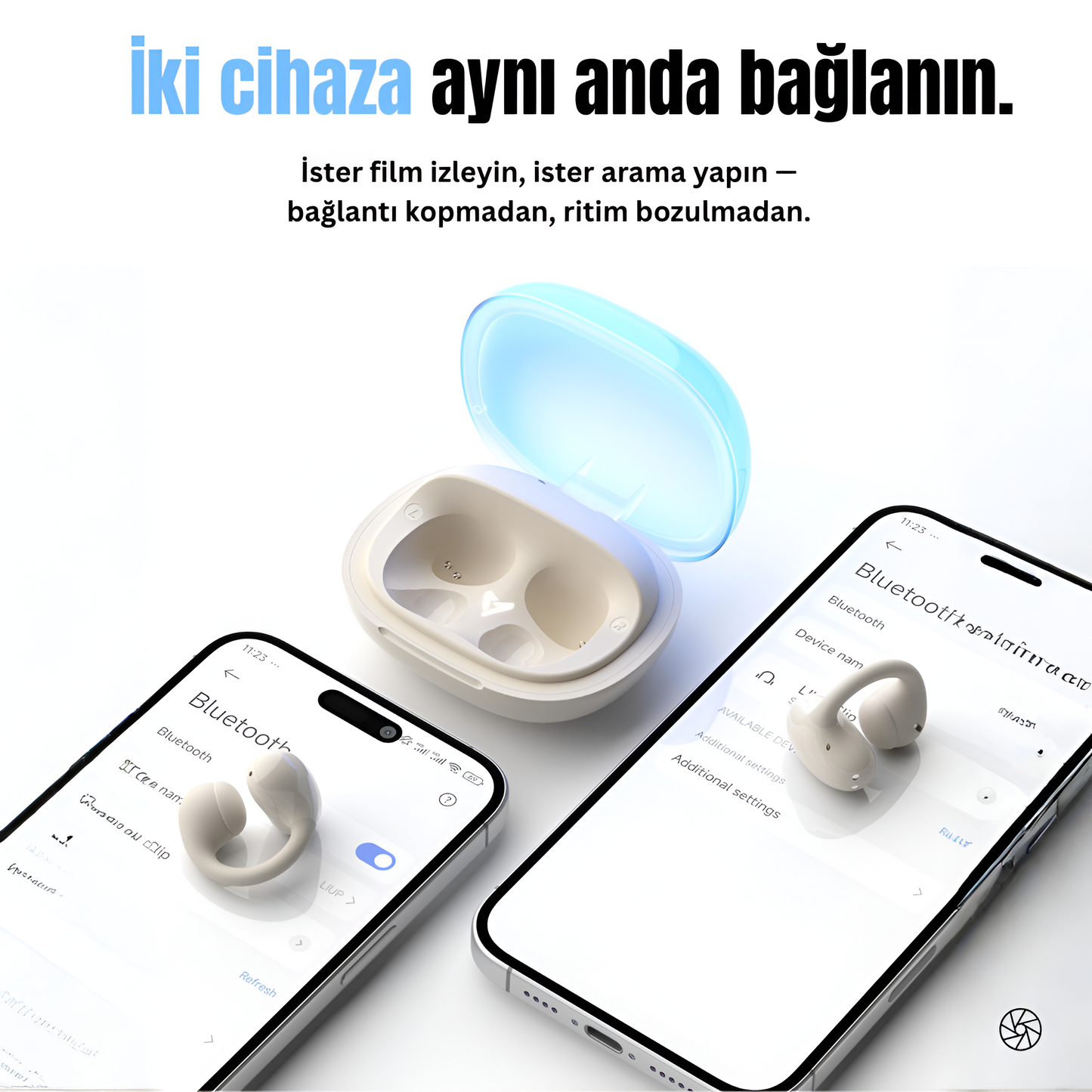 Luminous - Klips Tasarımlı Kablosuz Kulaklık